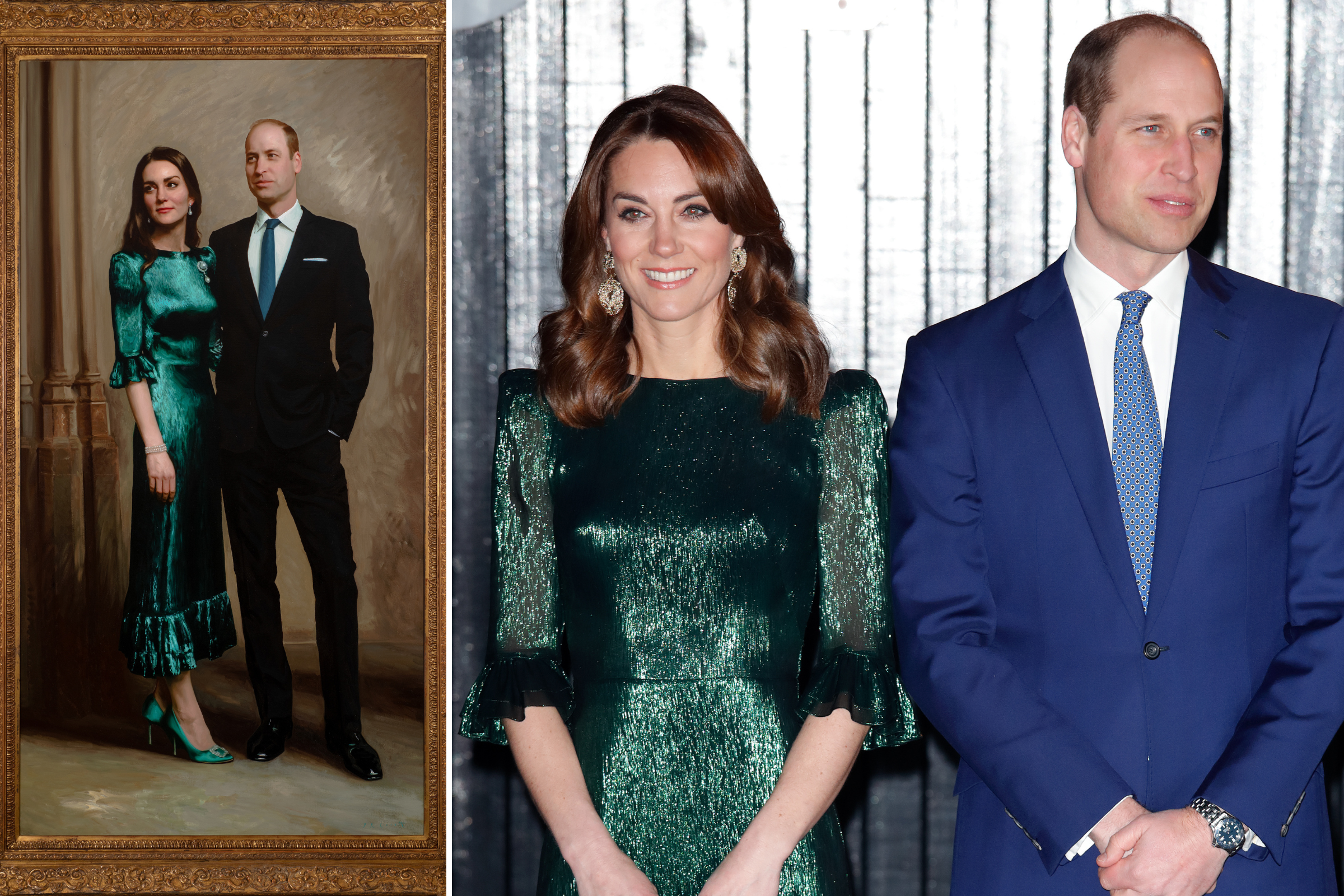 What Kate Middleton’s first official portrait with William tells us