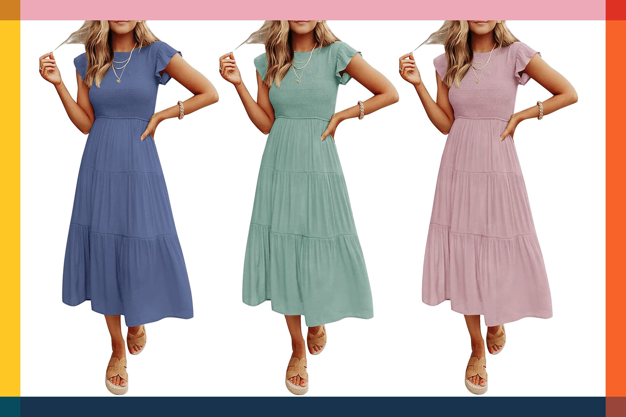Shoppers Keep Buying This ‘Comfy’ Midi Dress That Comes in 22 Colors — and It’s on Sale for Up to 46% Off